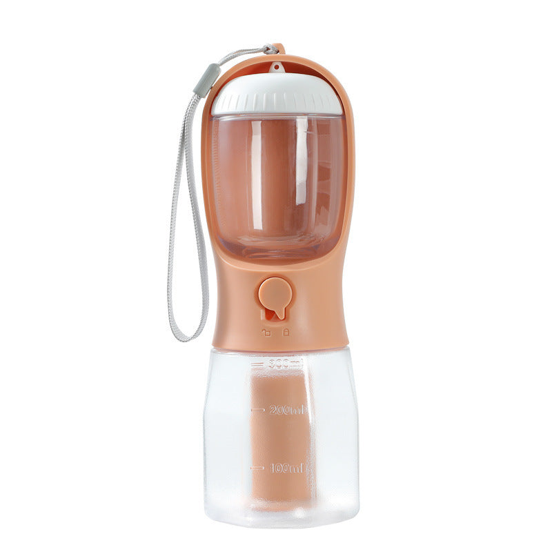 3-in-1 Dog Water Cup – Portable Food & Waste Bag
