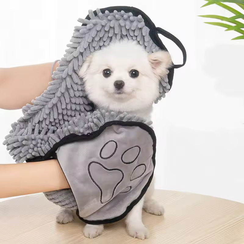 Super Absorbent Pet Towel - Soft, Quick Dry & Cozy