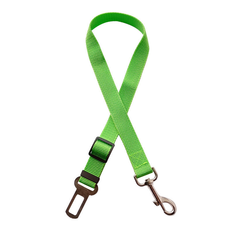 Adjustable Pet Car Seat Belt – Safety Harness & Lead