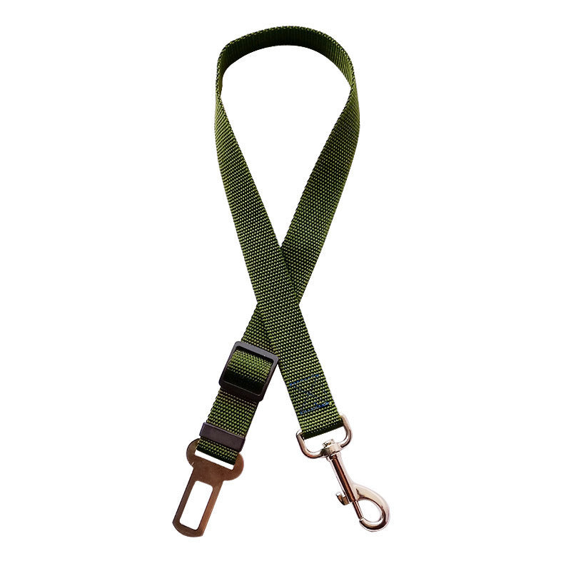 Adjustable Pet Car Seat Belt – Safety Harness & Lead