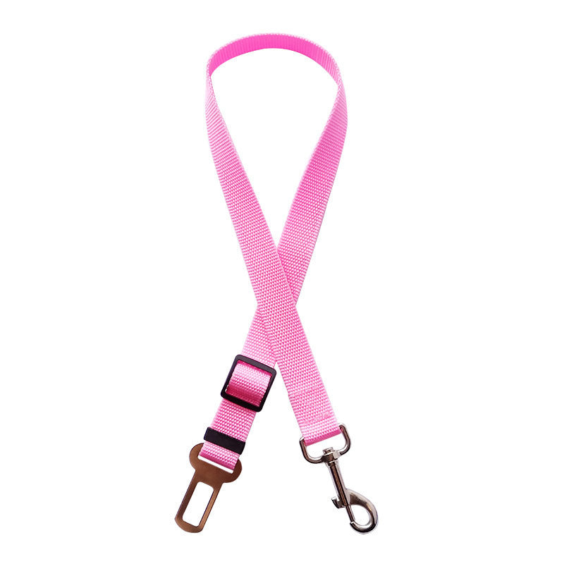 Adjustable Pet Car Seat Belt – Safety Harness & Lead