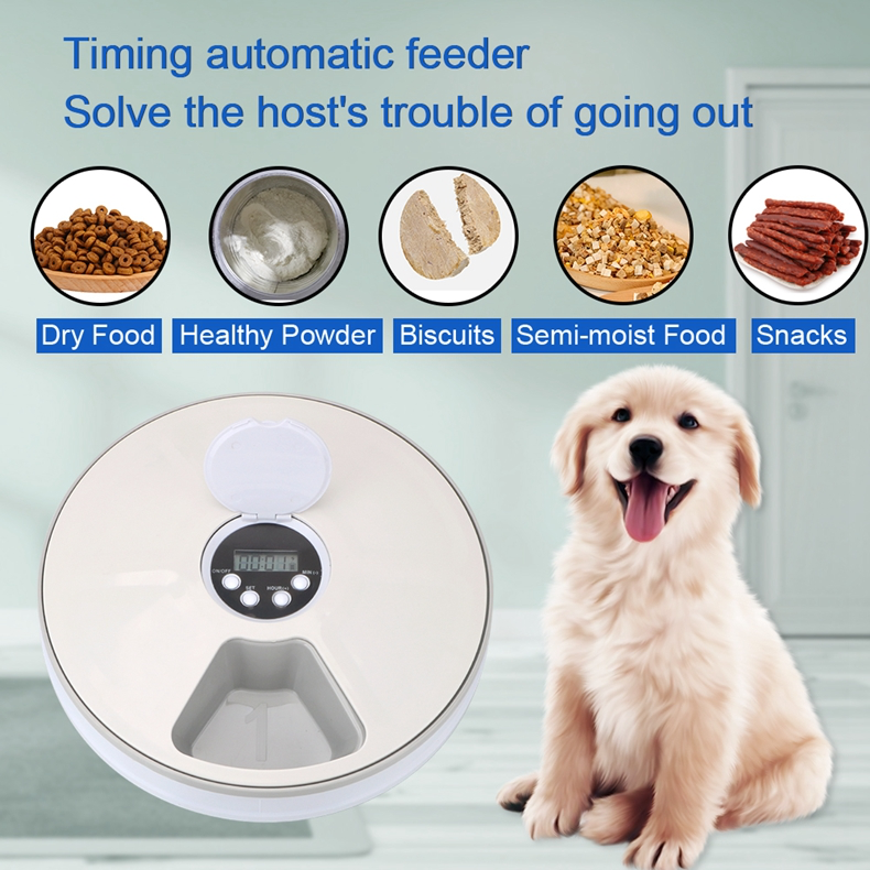 Automatic Pet Feeder - 6 Meals