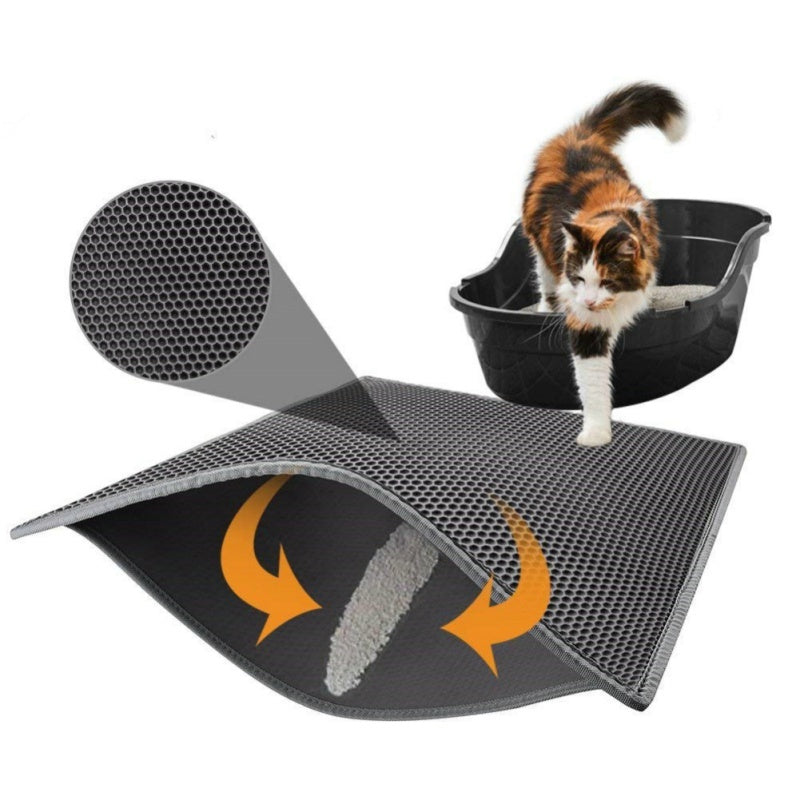 Honeycomb Cat Litter Pad – Waterproof & Urine Proof