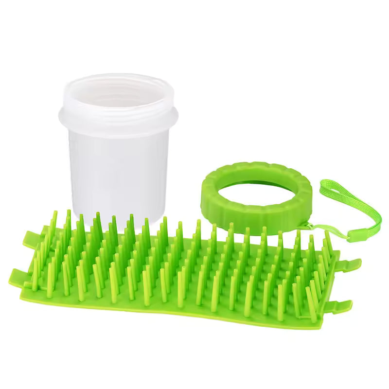 Portable Paw Washer Cup - Gentle Silicone Bristles for Clean, Happy Paws