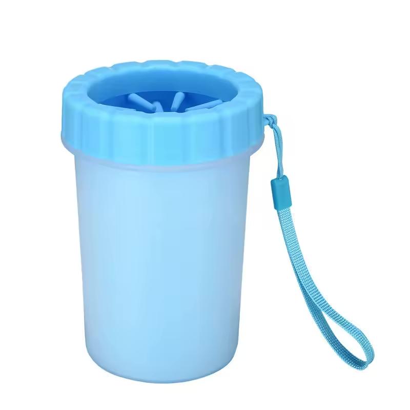 Portable Paw Washer Cup - Gentle Silicone Bristles for Clean, Happy Paws
