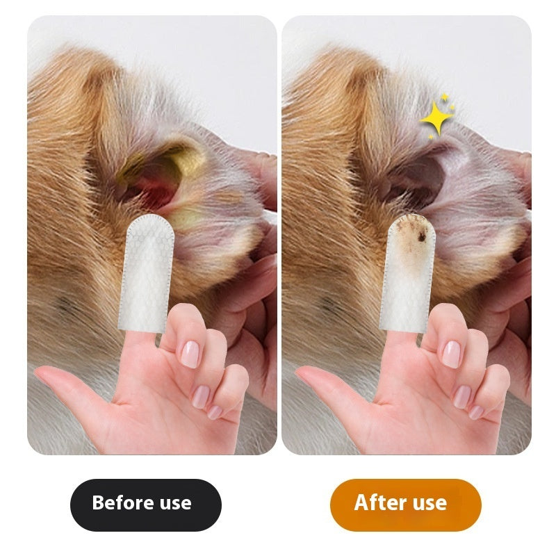 Disposable Pet Cleaning Wipes – Teeth & Ear Care