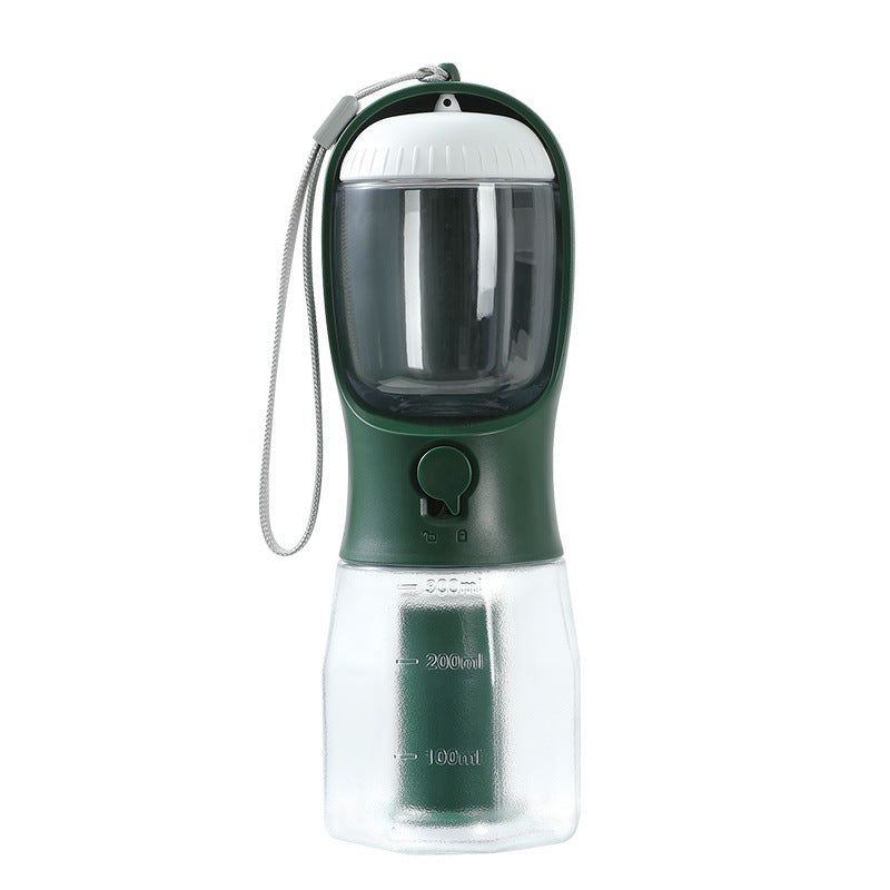 3-in-1 Dog Water Cup – Portable Food & Waste Bag