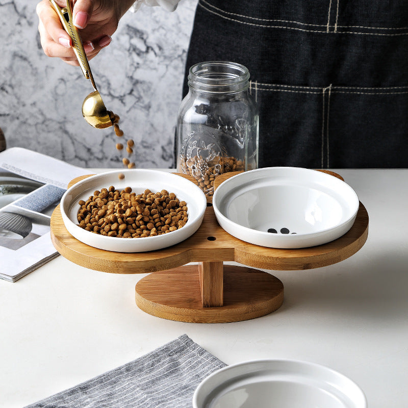 Ceramic Cat Bowl – Pet Feeding Dish