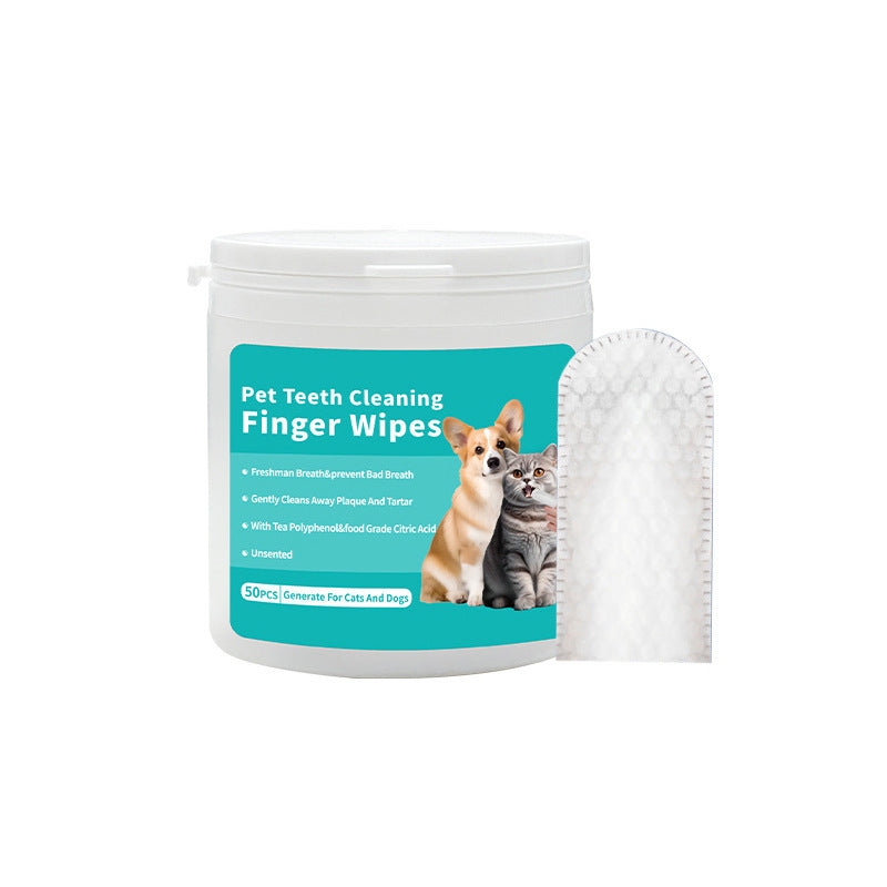 Disposable Pet Cleaning Wipes – Teeth & Ear Care