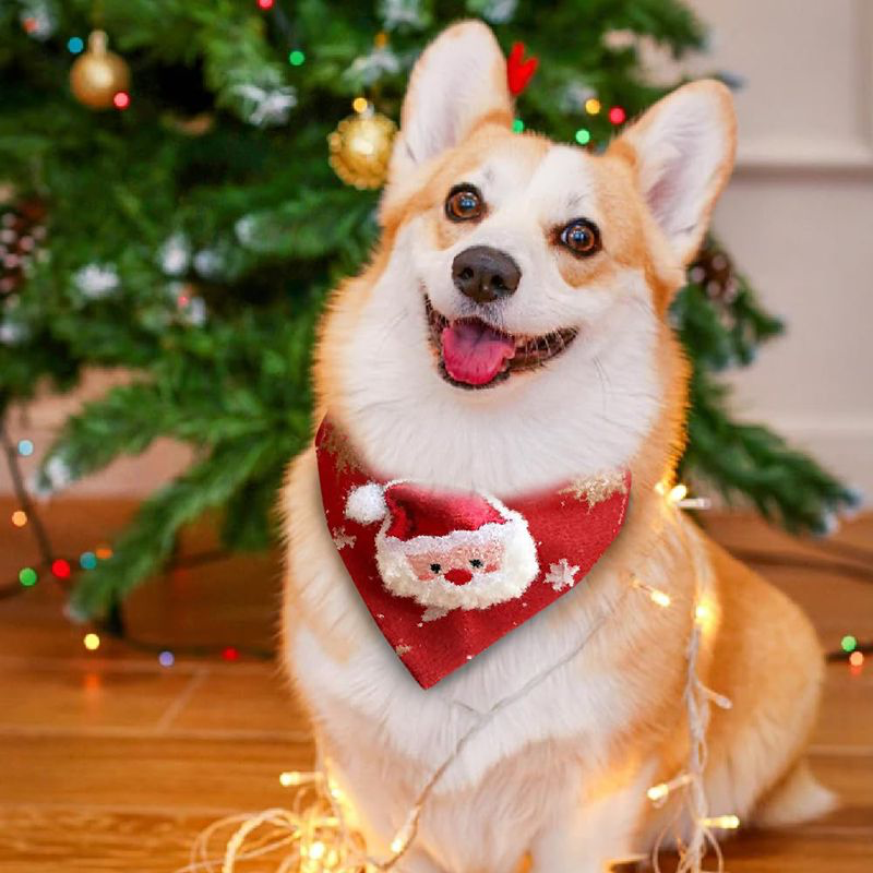Festive Christmas Bandanas for Pets - Cute Holiday Patterns