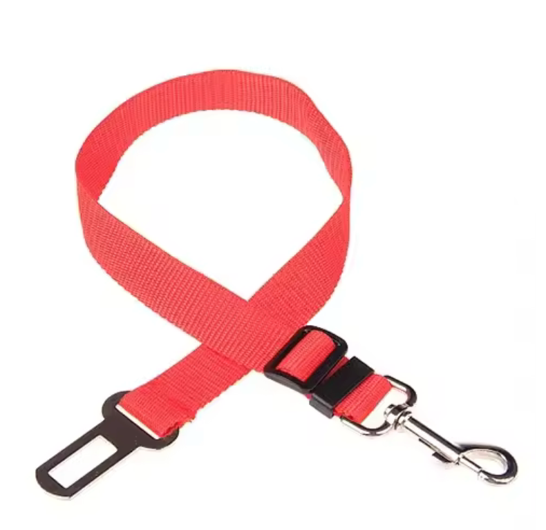 Adjustable Pet Car Seat Belt – Safe & Secure Travel for Dogs & Cats