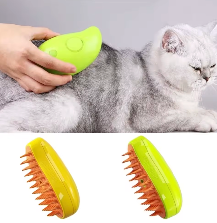 Pet Steam Grooming Brush - For a Fresh & Smooth Coat