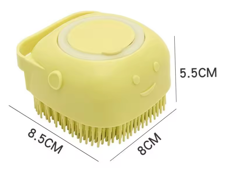 Pet Shampoo Brush - Easy Bath & Gentle Cleaning