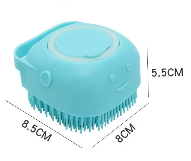 Pet Shampoo Brush - Easy Bath & Gentle Cleaning