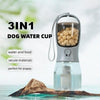 3-in-1 Dog Water Cup – Portable Food & Waste Bag