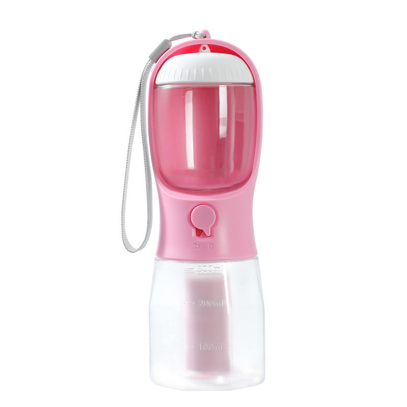 3-in-1 Dog Water Cup – Portable Food & Waste Bag
